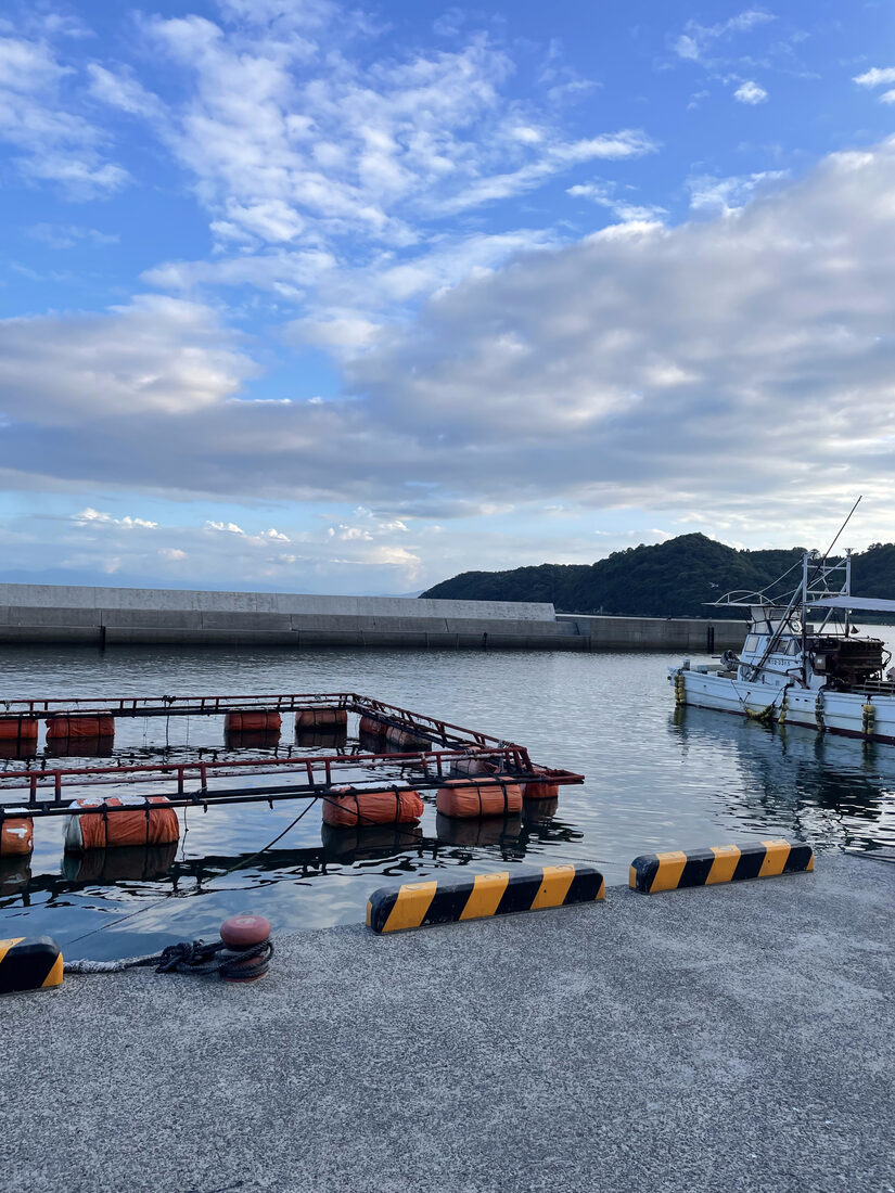 獅子島の漁港